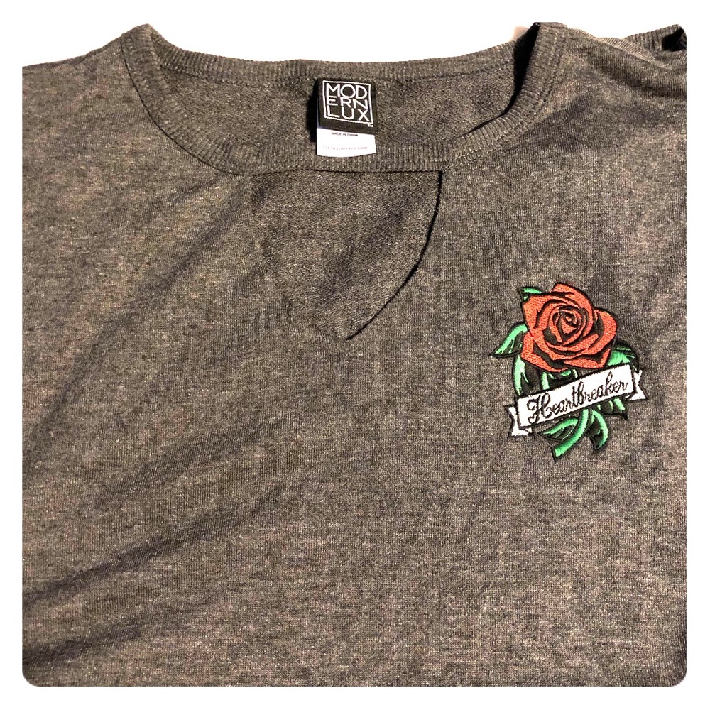 Crew neck sweatshirt